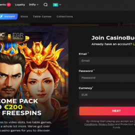 CasinoBuck screenshot