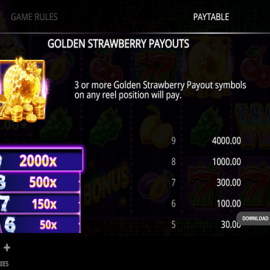 Golden Strawberries screenshot