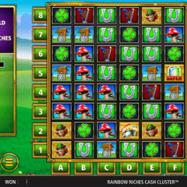 Rainbow Riches Cash Cluster screenshot