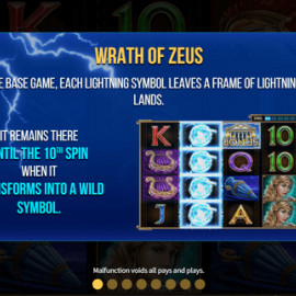 Zeus Wild Thunder screenshot