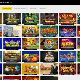 Jackpots y selección de slots en un operador con licencia