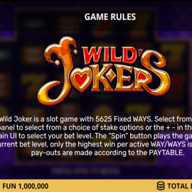 Wild Joker's screenshot