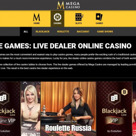 Mega Casino screenshot
