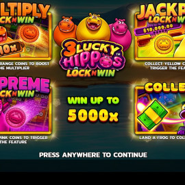 3 Lucky Hippos screenshot