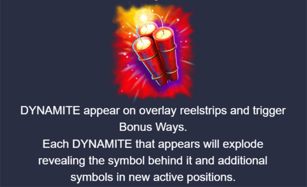 Dynamite Mine Explosion slot