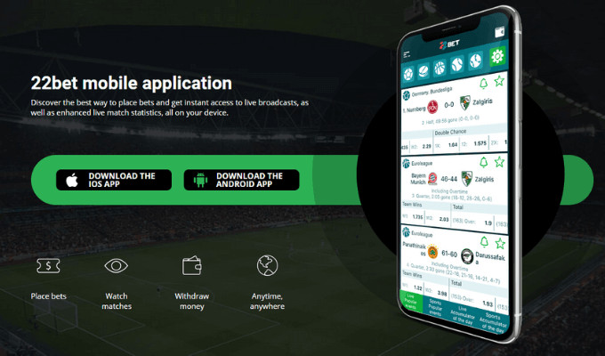 22Bet Mobile Casino