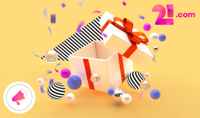 21.com Casino Welcome Bonus